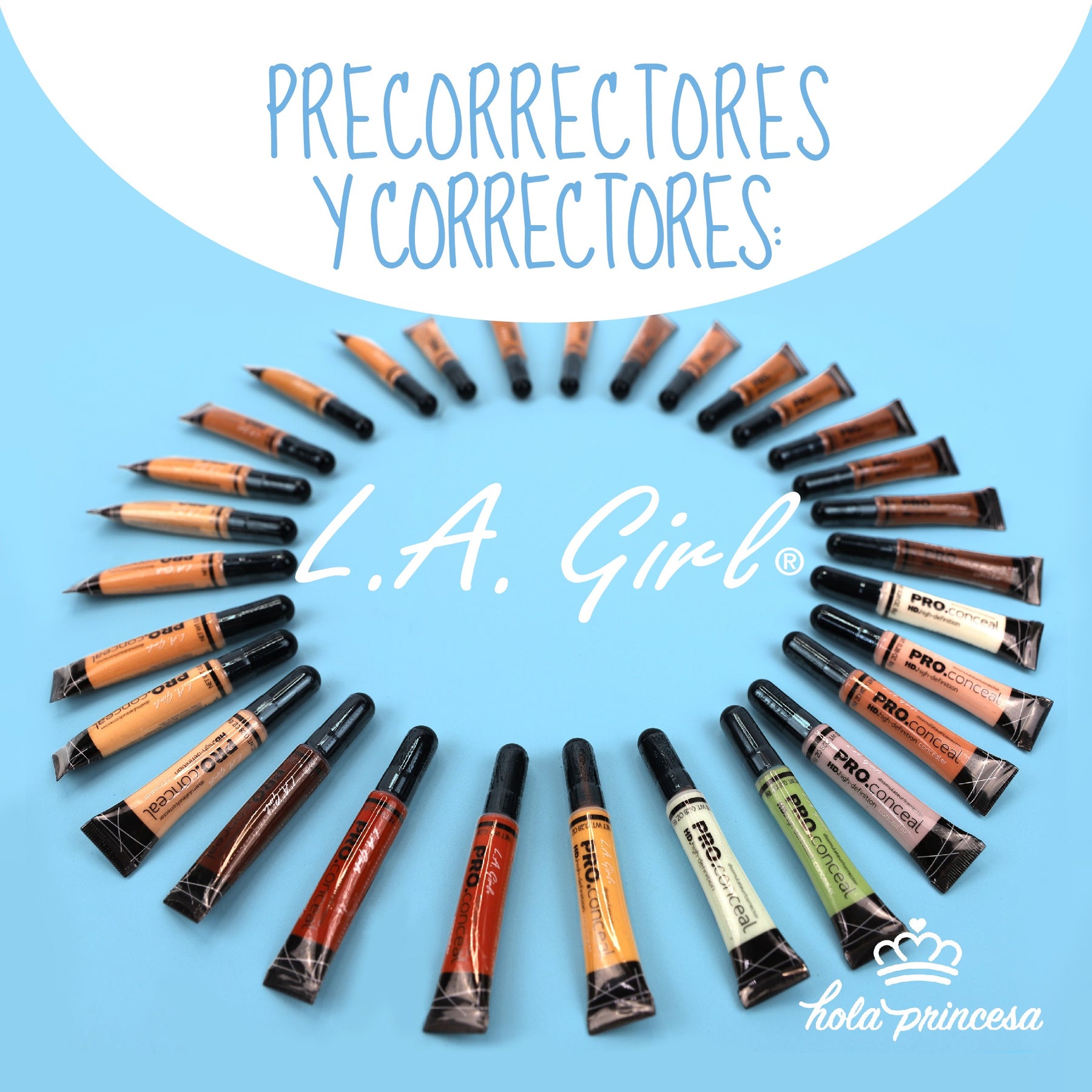 Correctores y Precorrectores L.A Girl