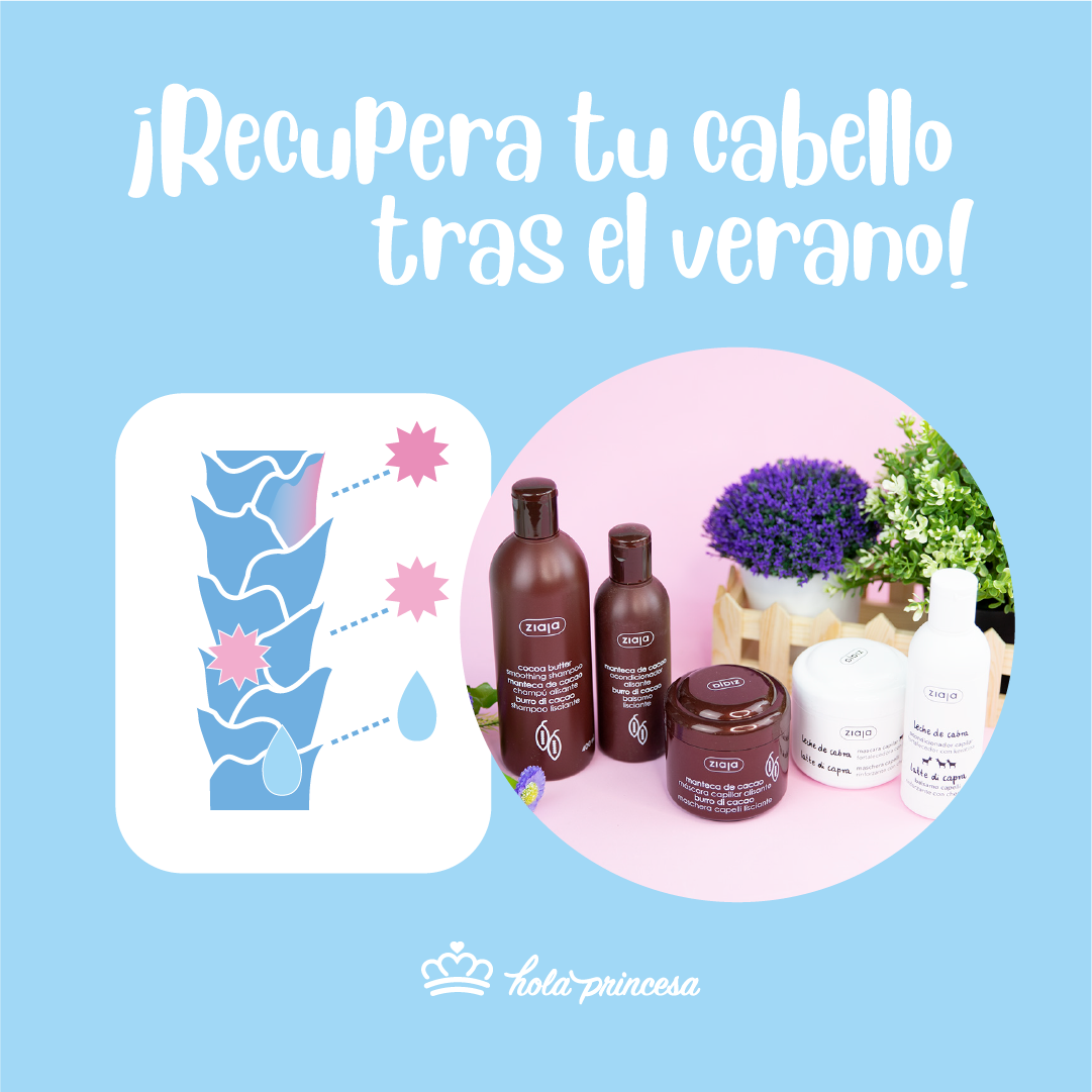 ¡Recupera tu cabello tras el verano!
