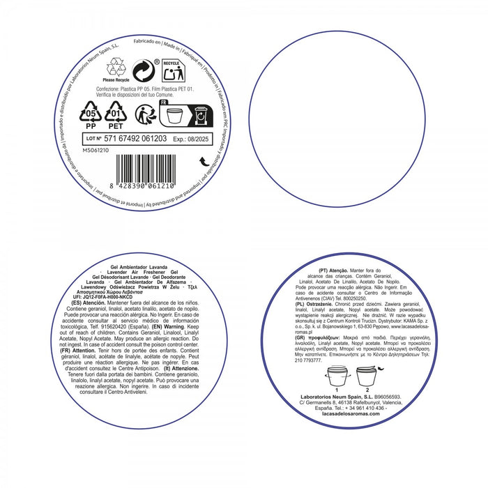 Ambientador en Gel Cupcake Lavanda 100g - La Casa de los Aromas - 2