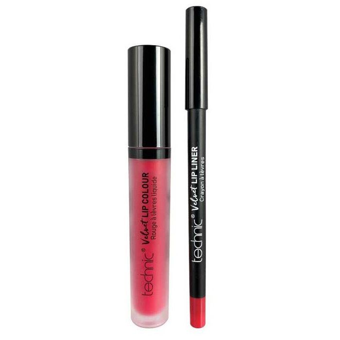 Velvet Lip Kit Perfilador de Labios + Labial Líquido - Technic Cosmetics - 1