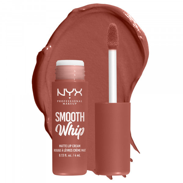 Labial Líquido Cremoso Mate Smooth Whip - Nyx : Teddy Fluff - 1