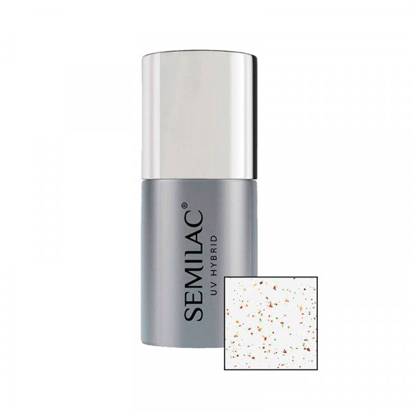Top Coat Blinking - Semilac : Copper&amp;Gold - 1
