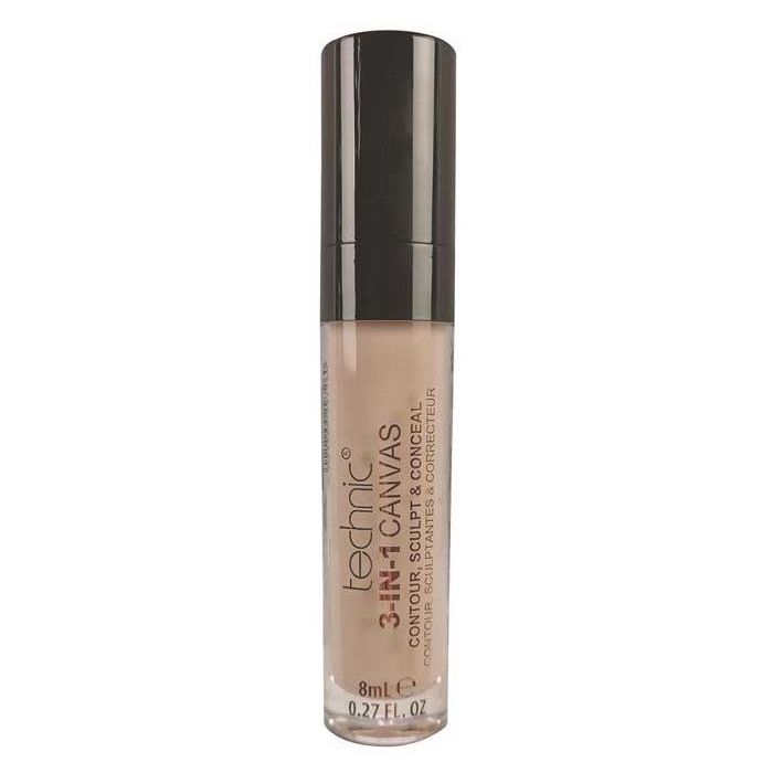 Corrector Líquido 3-in-1 Canvas - Technic Cosmetics : Ivory - 1