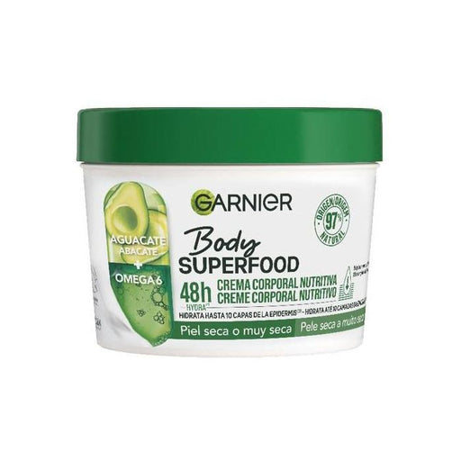 Body Superfood Crema Corporal Nutritiva con Aguacate y Omega 6: 380 ml - Garnier - 1