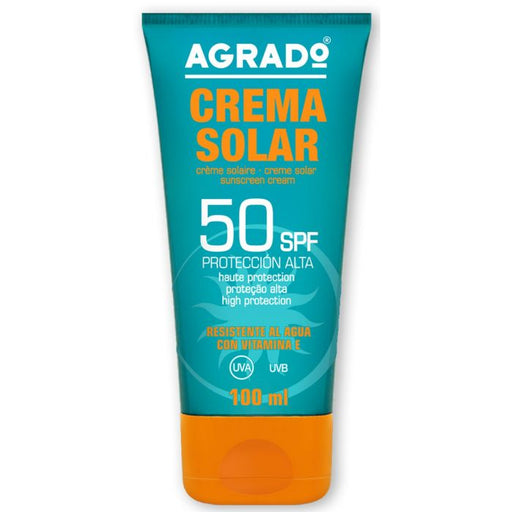 Crema Solar Alta Protección Spf50: Spf 50 100ml - Agrado - 1