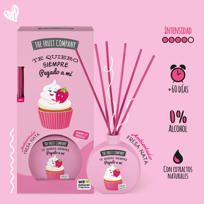Ambientador Mikado 40 ml - Fresa y Nata - The Fruit Company - 3