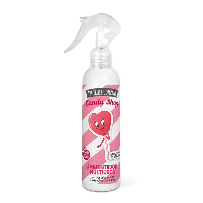 Spray Ambientador Multiusos Candy Edition 200ml - The Fruit Company : Piruleta de Corazón - 1