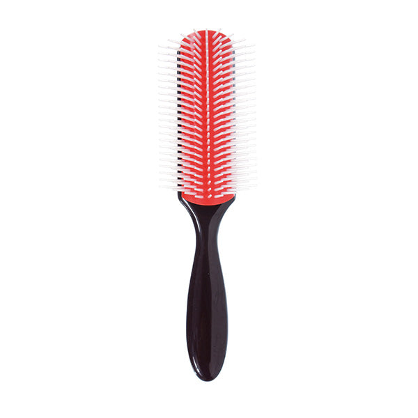 Cepillo Denman Plano de Goma Pua de Plástico Rubber - Bifull - 1