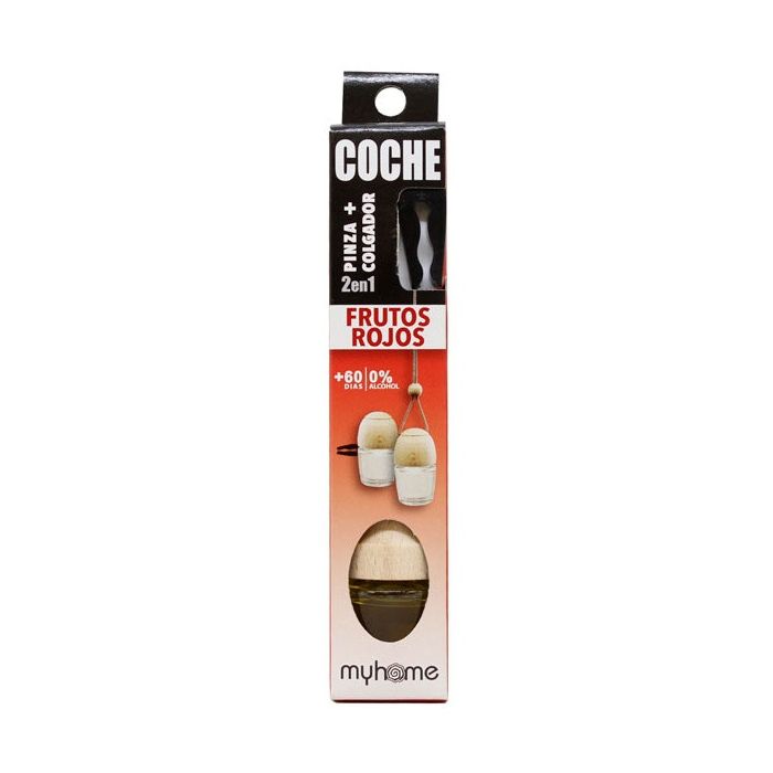Ambientador Coche con Pinza Frutos Rojos - Myhome - 1