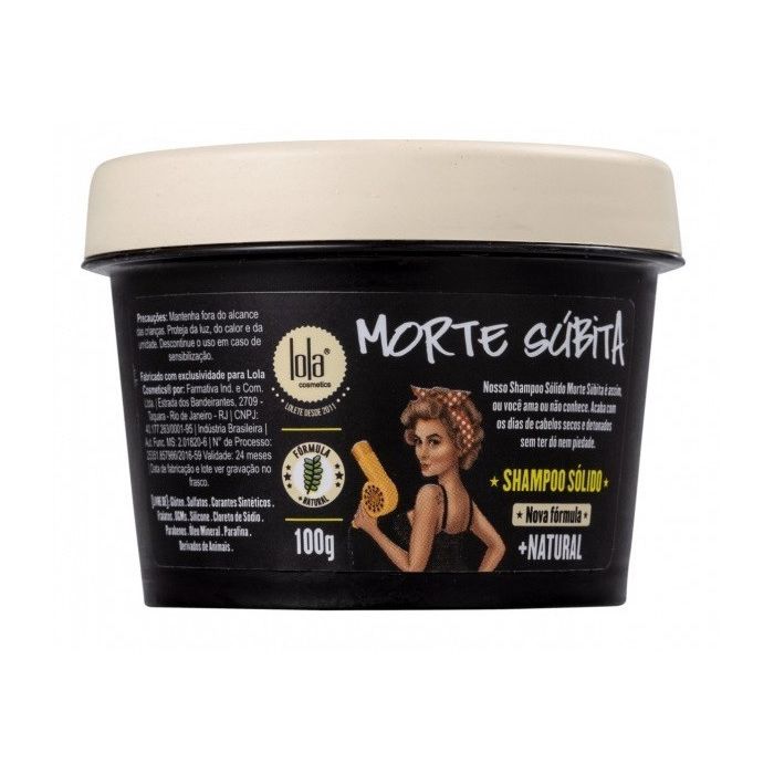 Champú Sólido Exfoliante Capilar - Morte Súbita 100g - Lola Cosmetics - 1