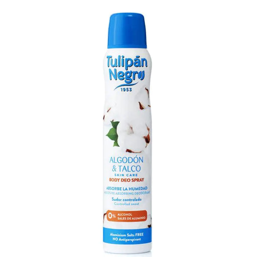 Desodorante en Spray Algodón y Talco - Tulipan Negro : Algodón y Talco - 1