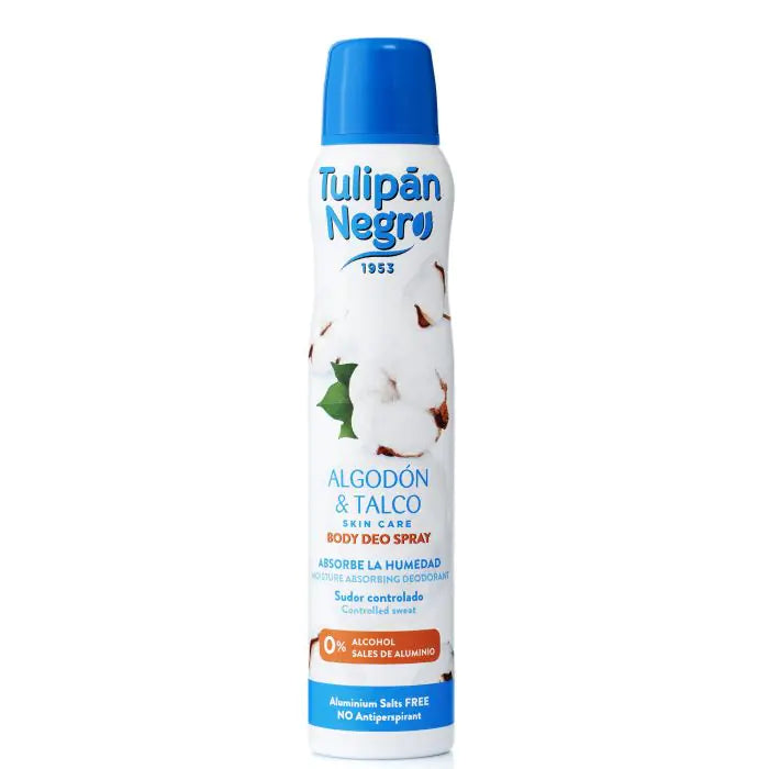 Desodorante en Spray Algodón y Talco - Tulipan Negro : Algodón y Talco - 1
