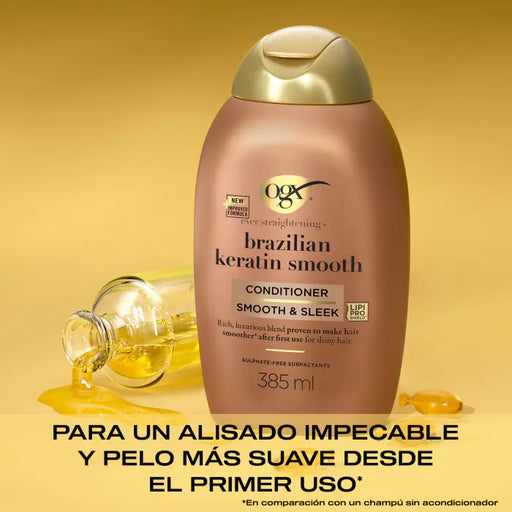 Acondicionador Brazilian Keratin Smooth 385ml - Ogx - 2