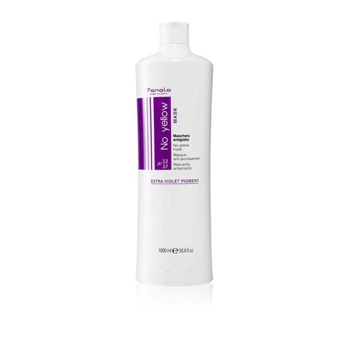Mascarilla Capilar No Yellow - Fanola : 1000 ml - 1