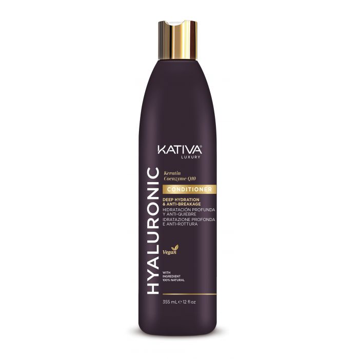 Acondicionador con Acido Hialurónico, Keratina y Coenzima Q10 - Kativa : 355 ML - 1