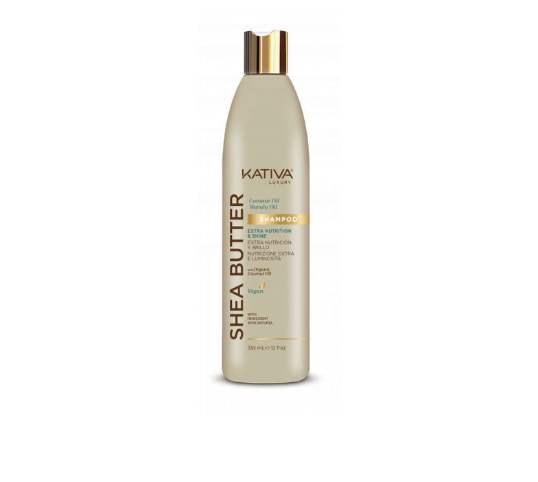 Champú con Manteca de Karité, Aceite de Coco y Marula - Kativa : 355 ML - 1