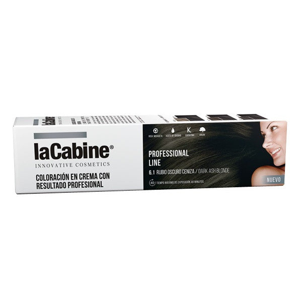 Professional Line Coloración en Crema - La Cabine : 6.1 Rubio Oscuro Ceniza - 1