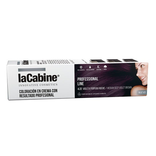Professional Line Coloración en Crema - La Cabine : 4.22 Violeta púrpura noche - 1