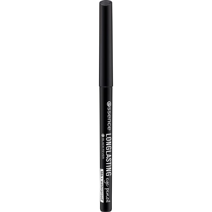 Lápiz de Ojos - Larga Duración - Long Lasting 26 - Essence : -Lápiz de ojos retráctil,long lasting - 01 Black fever - 1