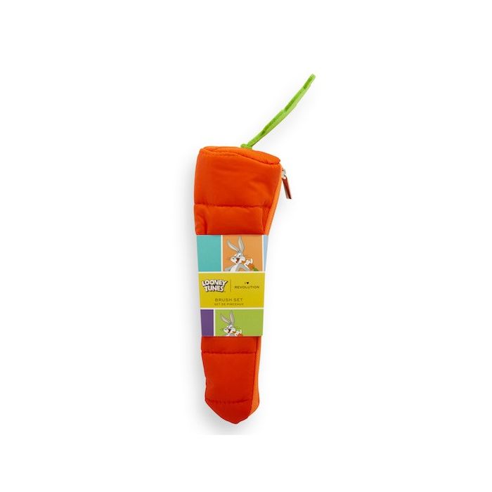 Set de Brochas "Carrot" Looney Tunes™ : Set 4 Productos + Neceser - I Heart Revolution - 1