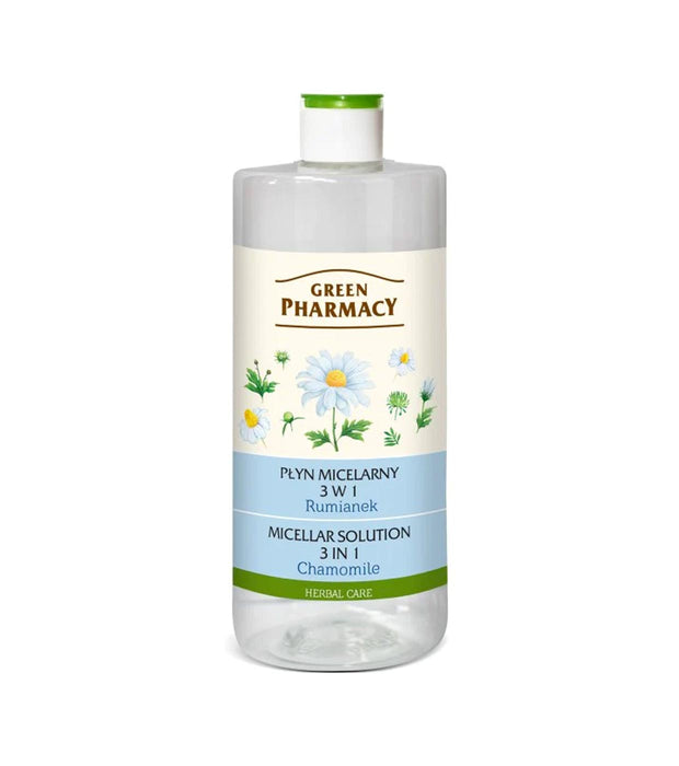 Agua Micelar 3 en 1 - Green Pharmacy : Camomila 500ml - 1