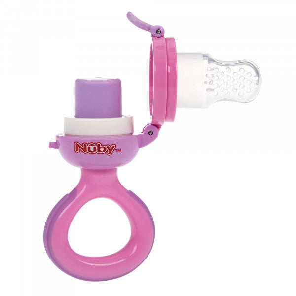 Alimentador Nibbler Silicona - Nuby : Rosa - 7