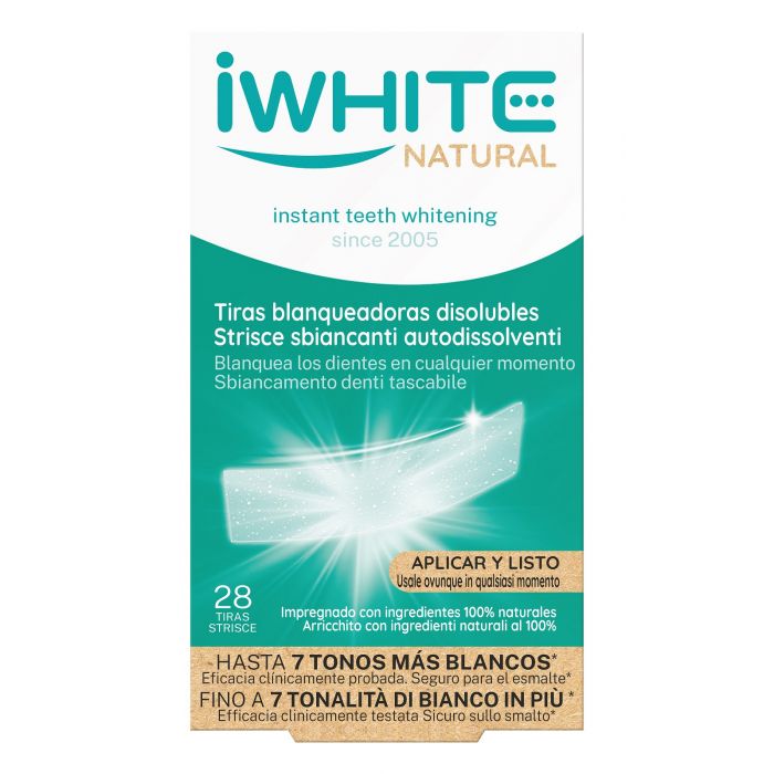Tiras Blanqueadoras Dentales Natural - Iwhite - 1