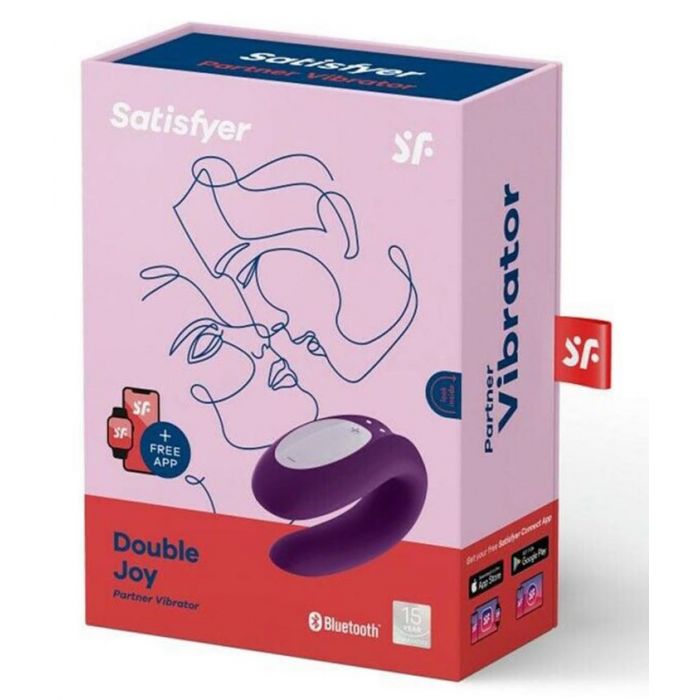 Double Joy Pinza Vibradora - Satisfyer : Violeta - 1