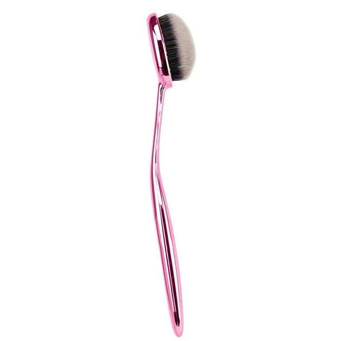Glowy - Brocha Oval para Maquillaje Fluido - Beter : Glowy - Brocha oval para maquillaje fluido - Rosa - 1