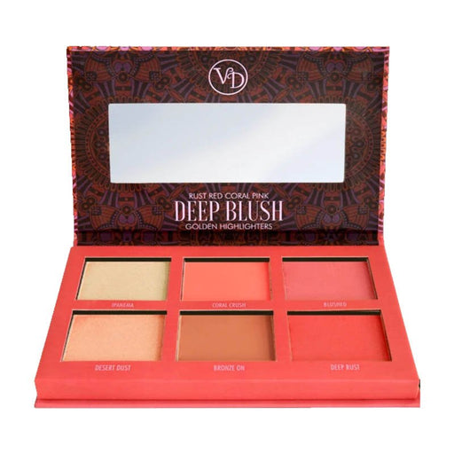 Paleta de Coloretes E Iluminadores - Deep Blush - Viva la Diva - 1