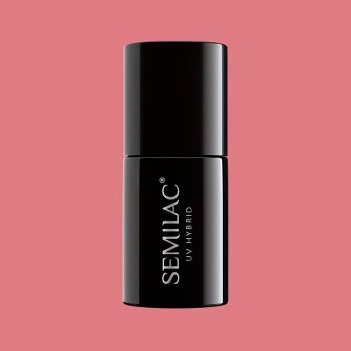 Esmalte Semipermanente 7ml - Semilac : 818 - Brown Pink Extend 5 en 2 - 1