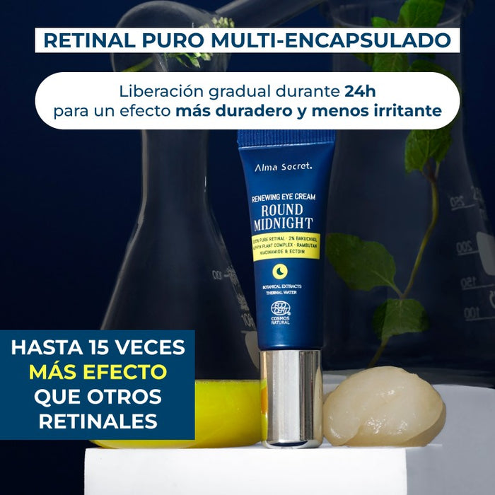 Contorno ojos con Retinal Round Midnight 10ml - Alma Secret - 5