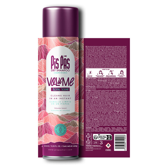 Champú en Seco Volumen 200ml - Pis Pas - 3