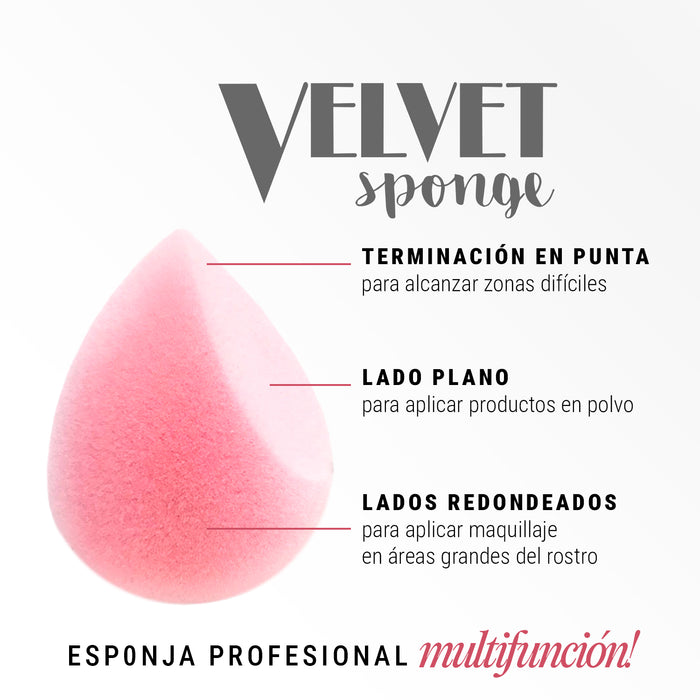 Esponja de Maquillaje Microfibra - Velvet Sponge - Trending Pro - 4