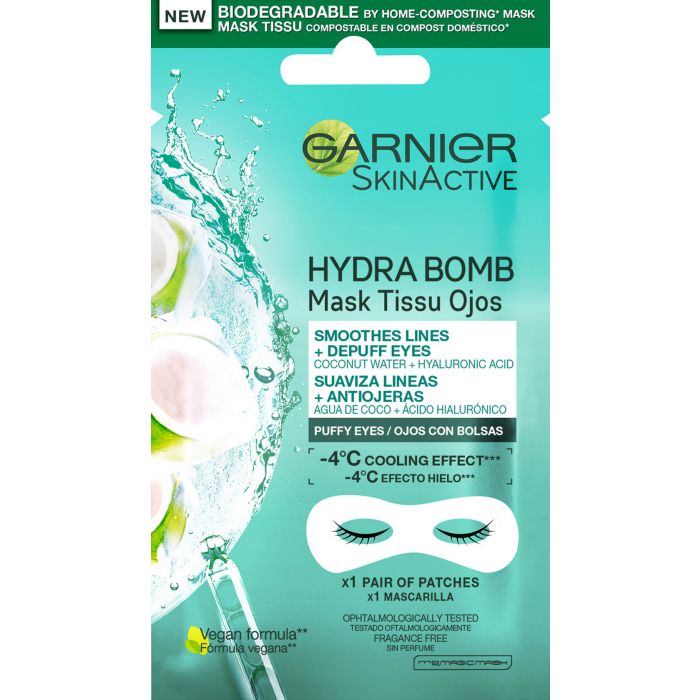 Mascarilla de Ojos Revitalizante Skinactive 2 Pcs - Garnier - 1