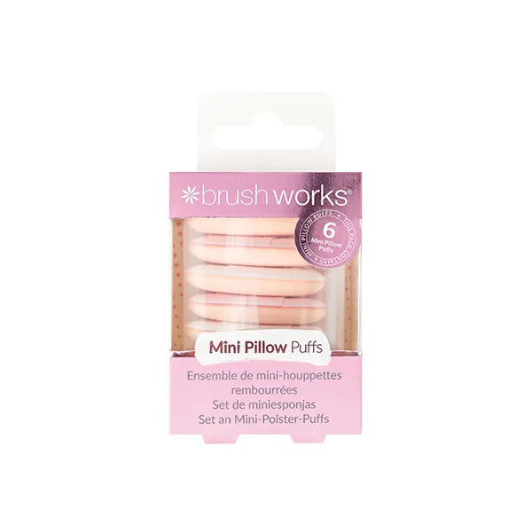 Mini Pillow Puffs - Mini Esponjas de Maquillaje - 6 uds - Brushworks - 1