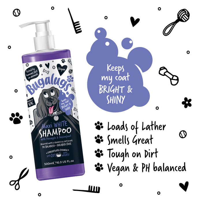 Champú Blanqueador para Perros Maxi White - Bugalugs - 3