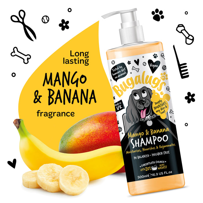 Champú Refrescante Mango & Banana - Bugalugs : 500ml - 4