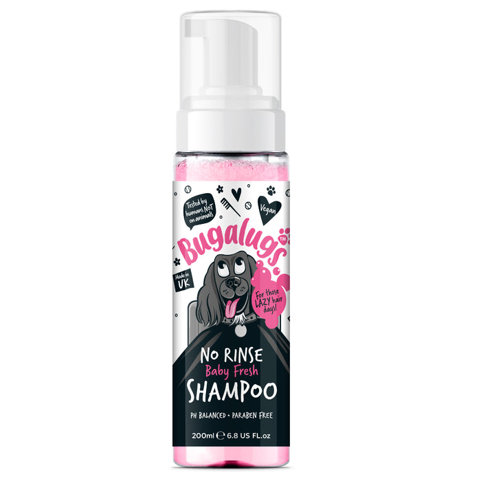 Champú en Espuma Sin Aclarado (No Rinse) para Perros  - Bugalugs : Baby Fresh - 200ml - 1