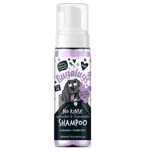 Champú en Espuma Sin Aclarado (No Rinse) para Perros  - Bugalugs : Lavanda &amp;amp; Camomila - 200ml - 1