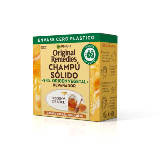 Champú Solido - Original Remedies - Garnier : Tesoros de Miel - 1