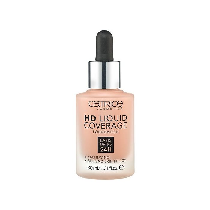 Base de Maquillaje Hd Liquid Coverage - Catrice : -Base de Maquillaje HD Liquid Coverage - 040 Warm Beige - 1