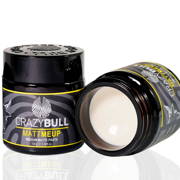 Pasta Mate para peinar el cabello - MattMeUp 100gr - Crazy Bull - 4