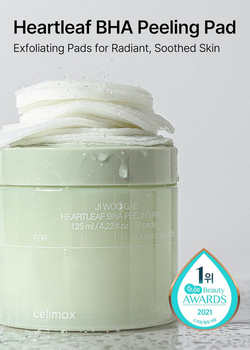 Discos Exfoliantes Heartleaf BHA Peeling Pad 60 uds - Celimax - 7