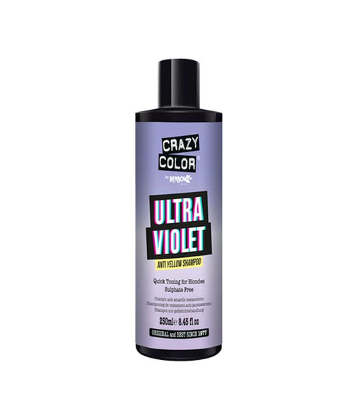 Champú Ultra Violet Anti Yellow - Cabellos Rubios O Blancos - Crazy Color - 1