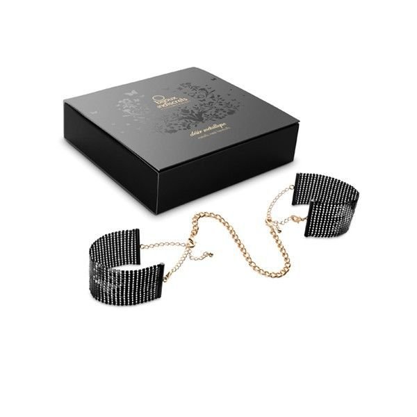 Desir Metallique Esposas Malla Metalica Negra. - Desire Metallique - Bijoux - 4