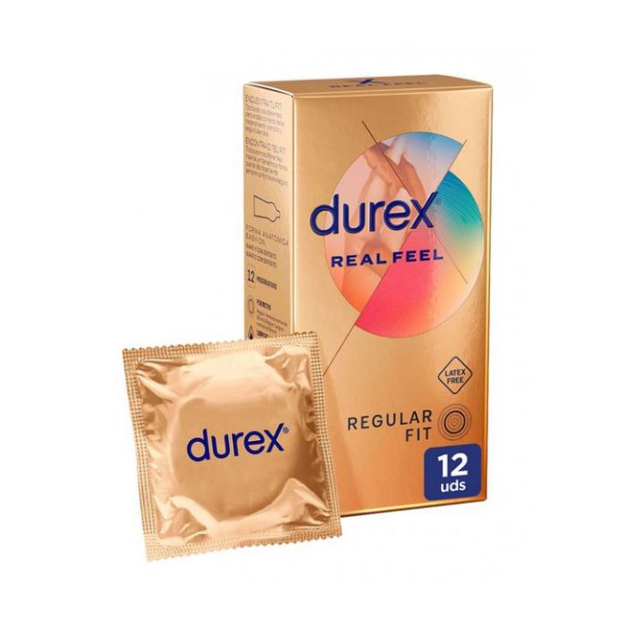 Preservativos Real Feel - Durex : 12 uds - 1