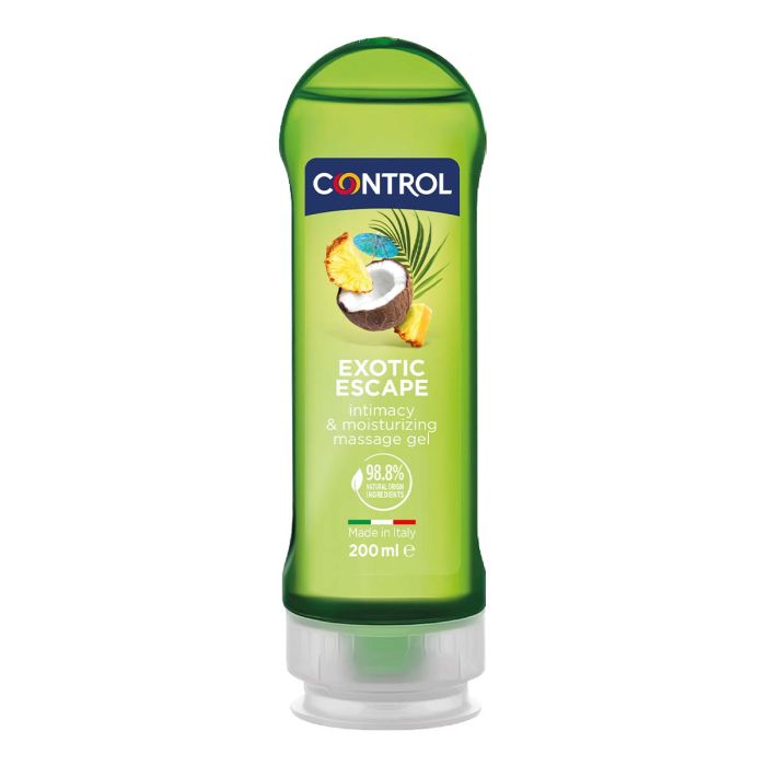 Gel 2 en 1 Massage & Pleasure - Exotic Escape - Control - 1