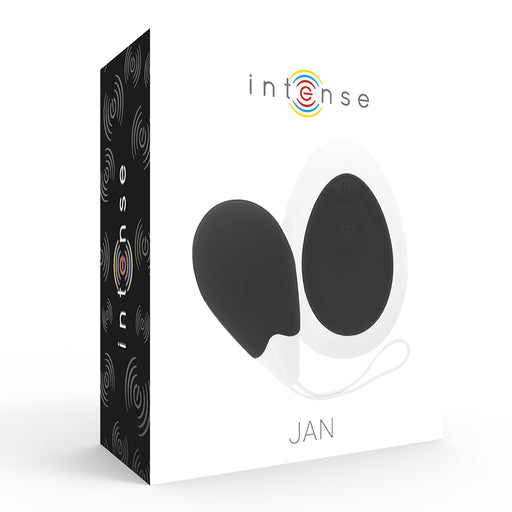 Jan Huevo Vibrador Control Remoto Negro - Couples Toys - Intense - 2