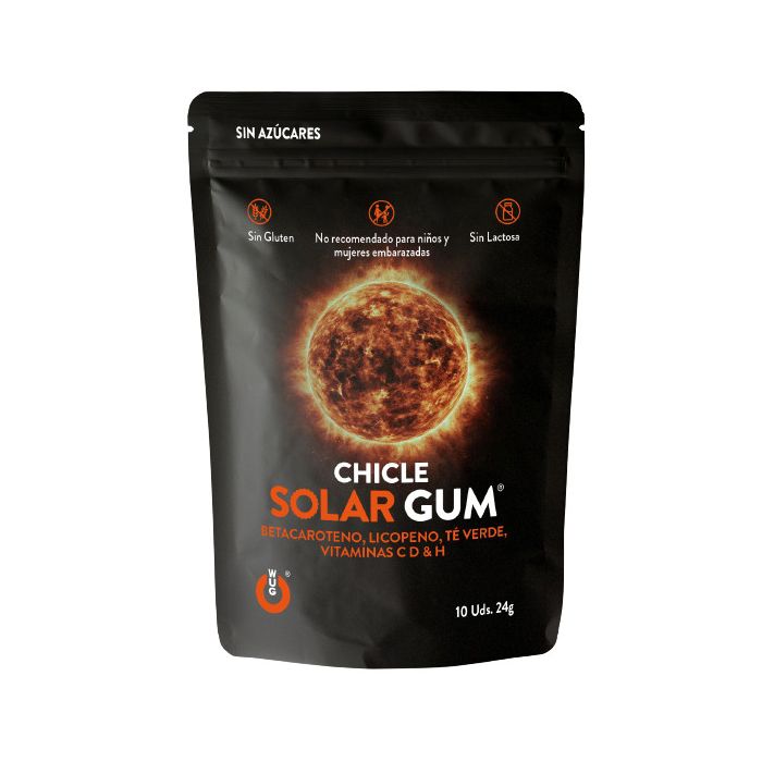 Gum Solar Chicle Bronceado 10 Unidades - Wug - 1